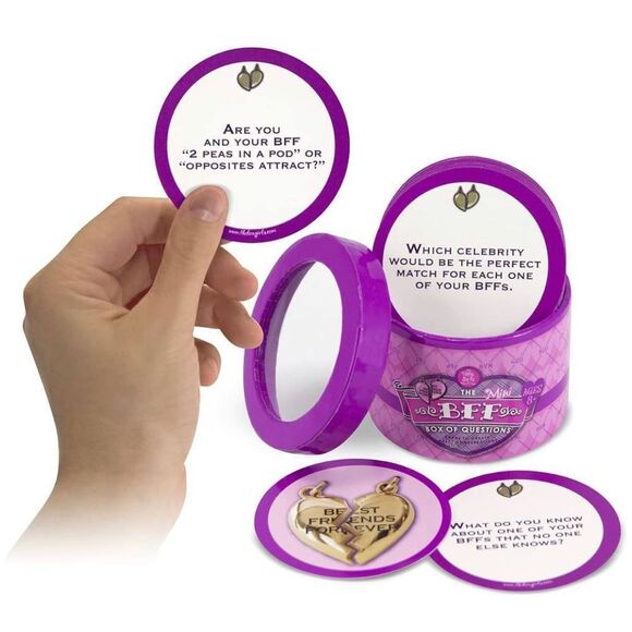 Melissa & Doug The Box Girls BFF Box of Questions, Mini Game - Picture 4 of 5